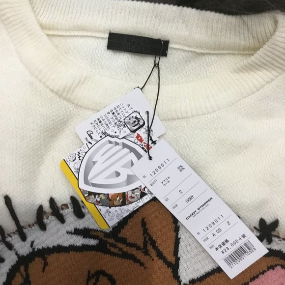 Candystripper Tom and Jerry collection sweater OS New oversized - Picture 2 of 4